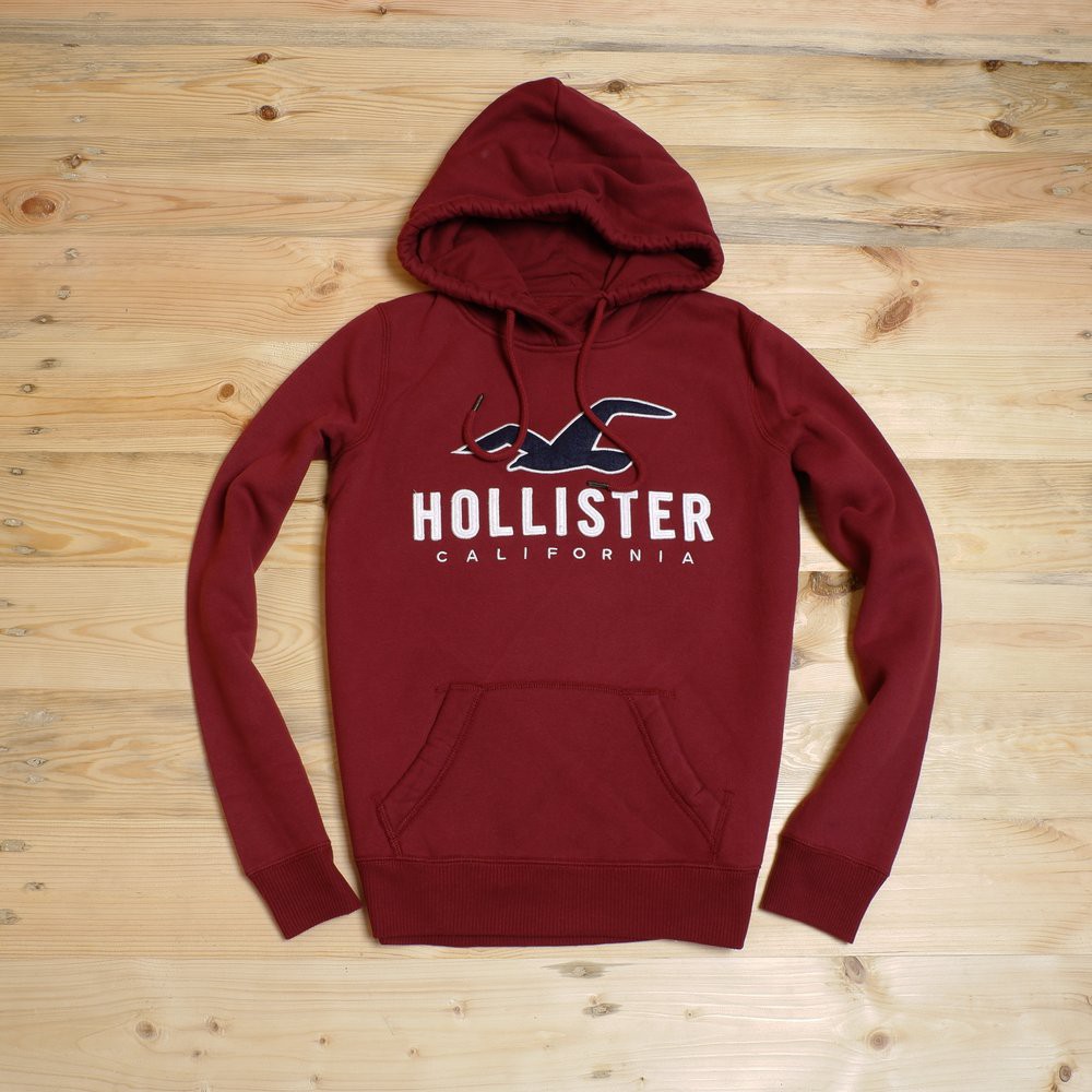 hollister green jumper