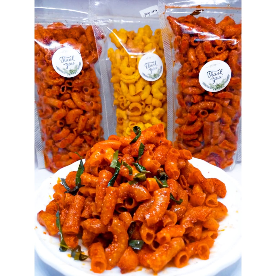 

MAKARONI BANTET PEDAS DAUN JERUK 100gram