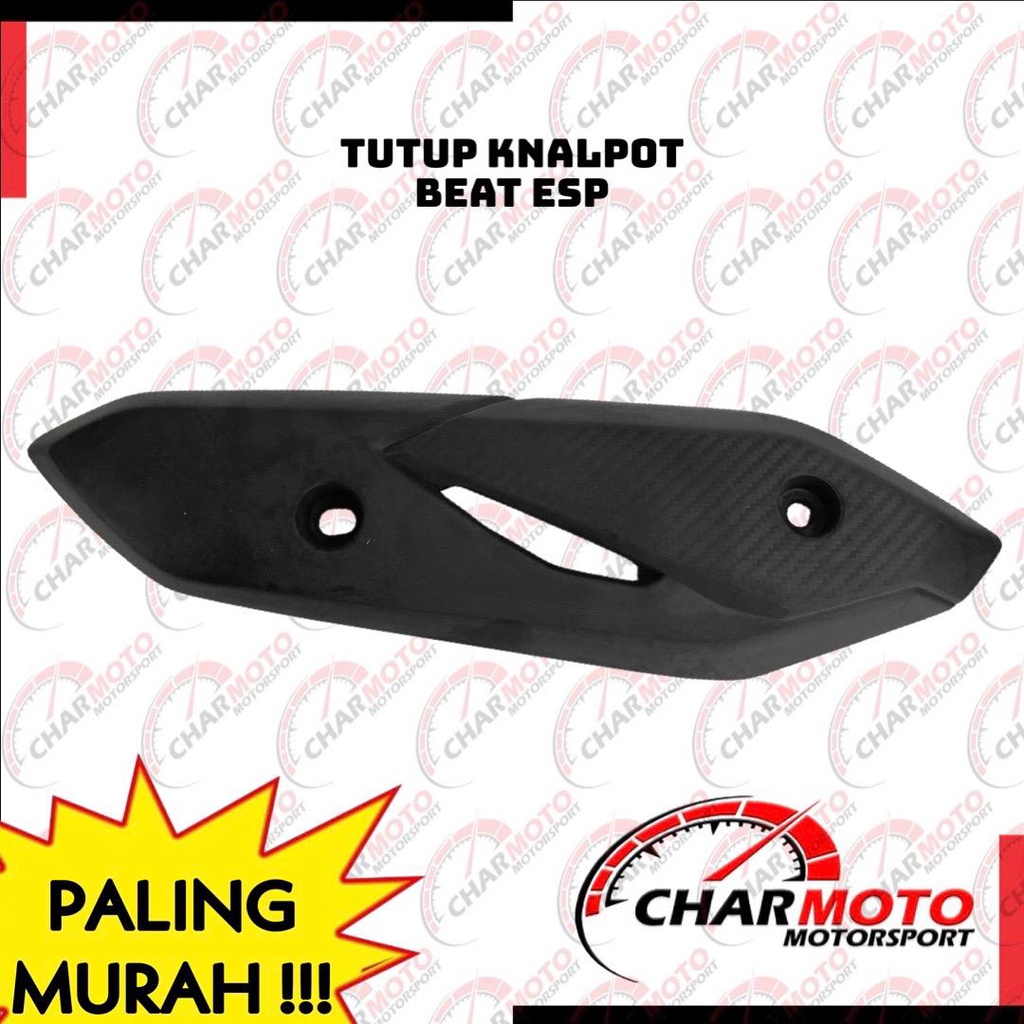 Cover Tutup Knalpot Premium Beat Variasi Carbulator, ESP, FI 2015, FI 2017, FI 2020, Pop PNP - Charmoto