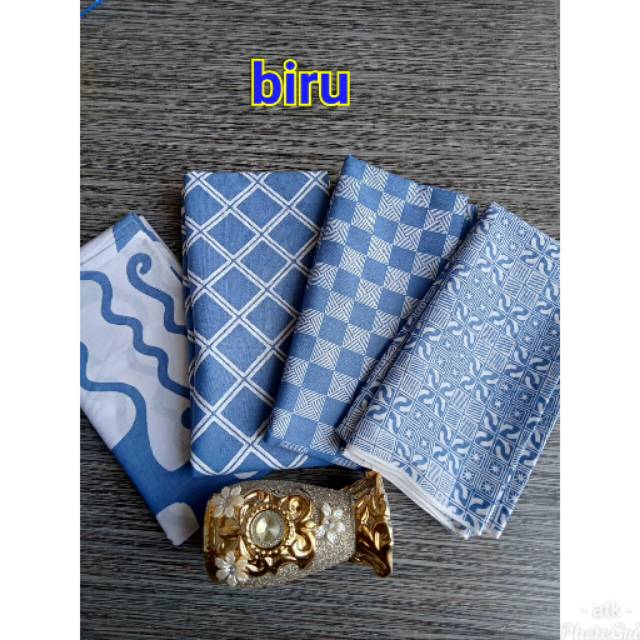 Kain batik printing kain batik katun kain batik meteran Grosir kain batik Biru