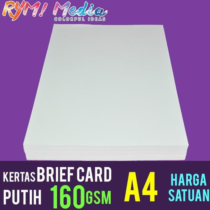 

Kertas Brief Card(BC)/Manila Putih 160gsm A4