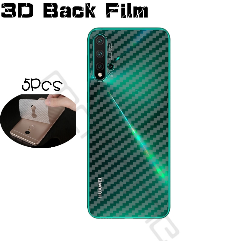 Film Pelindung Belakang Bahan Karbon Fiber 3D untuk oppo A5 2020 A9 2020