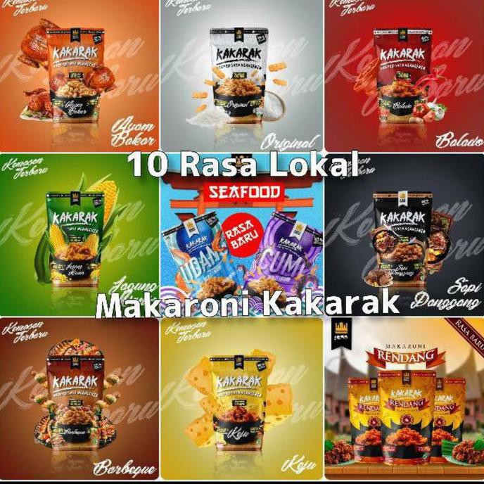 

Dijual Paket 10 Pcs Makaroni Kakarak Premium Bandung - Snack Makanan Ringan Terlaris