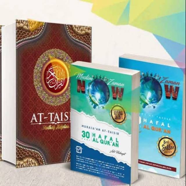 Paket Buku Muslim Zaman Now Mushaf At Taisir Ustad adi Hidayat