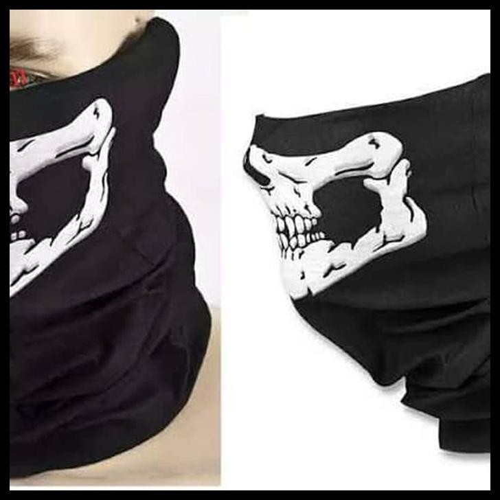 Best Seller Masker Mulut - Buff Tengkorak - Masker Motor - Buff Motor Tengkorak
