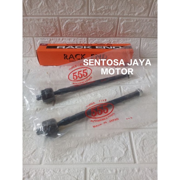 53010 TF0 555 Long Tie Rod Rack end Honda Jazz S RS GE8 City GM2 Mobilio 555 japan original 1Set