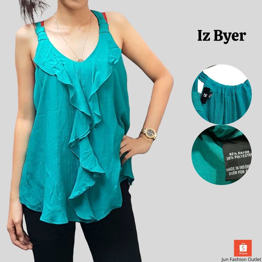 Iz Byer - Tanktop Tanktop Wanita Original Premium Pakaian Branded Sisa Ekspor