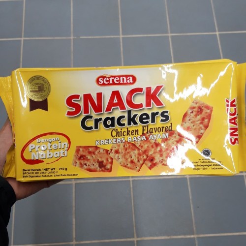 

SERENA Snack Crackers Chicken Pack 210gr