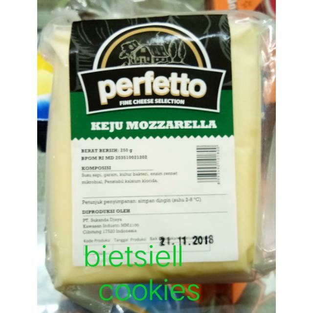 

Perfetto keju mozarela mozzarella 250 gr