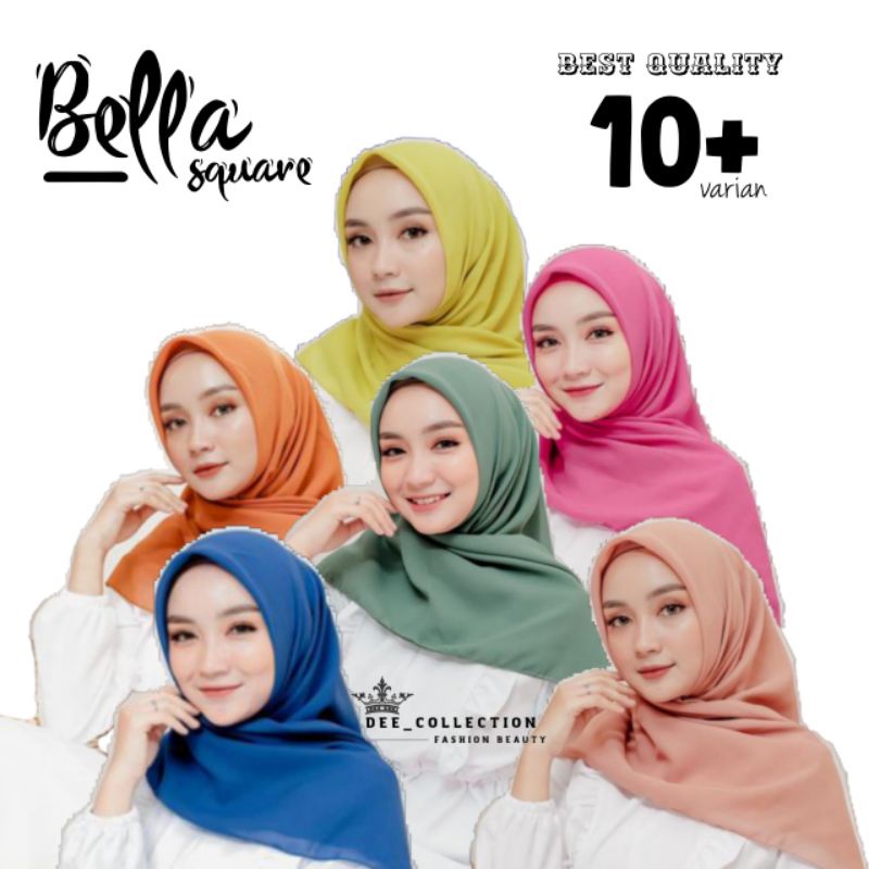 HIJAB SEGIEMPAT POLYCOTTON MURAH DAN CANTIK // HIJAB SYAR'I