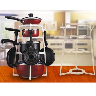 Rak Dapur Panci Wajan Teflon Sutil 4 susun Gantung holder organizer