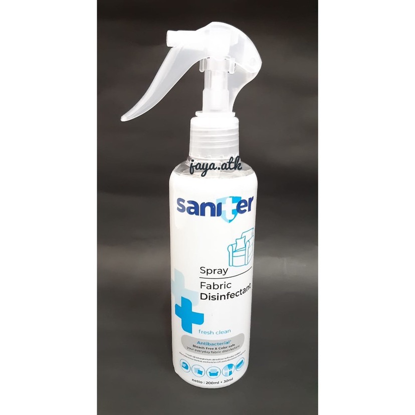 Desinfektan Spray Saniter Fabric Spray Cairan Desinfektan Kain Anti Kuman Bakteri 200 Ml