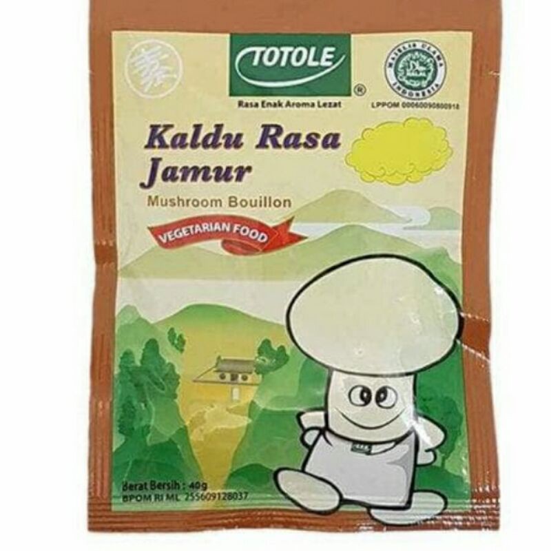 

totole kaldu jamur 4gr penyedap rasa makanan