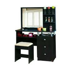 meja rias 3 laci rel lunar mr 526 hitam dan frenchy