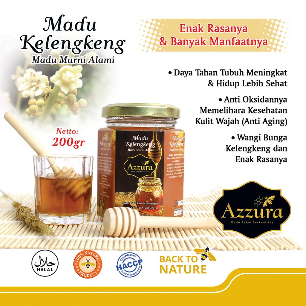

Madu Azzura - Madu Murni Kelengkeng
