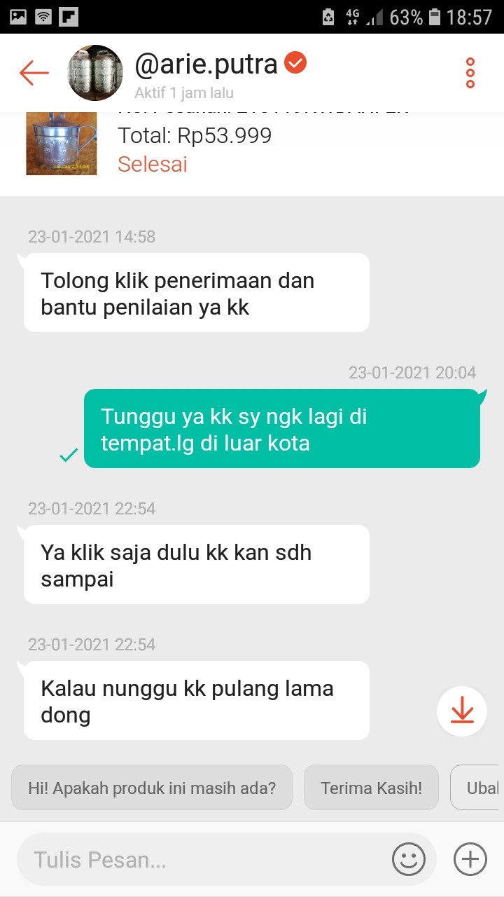 Wadah Minyak Jelantah/oilpot Ukuran 2.5 Liter