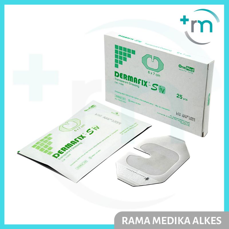 Dermafix S IV 6x7 cm Onemed | Plester Infus Bening (harga per pcs)