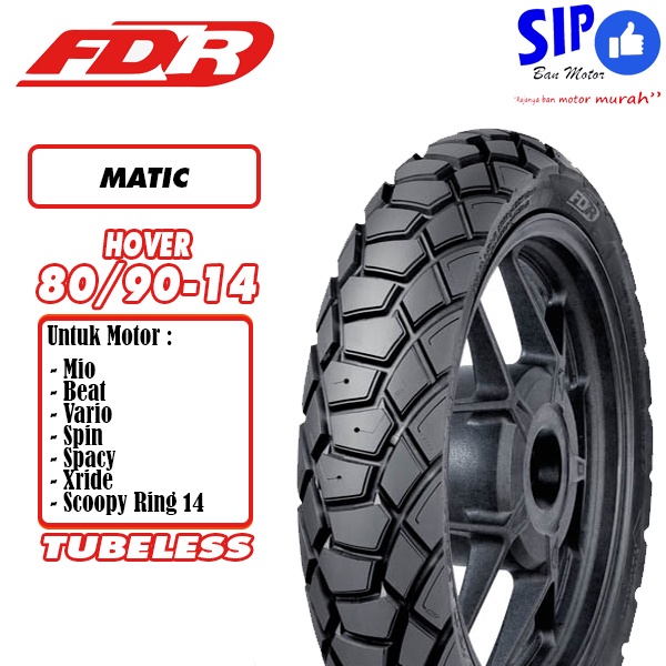 Ban motor matic FDR Hover 80 90 14 Tubeless