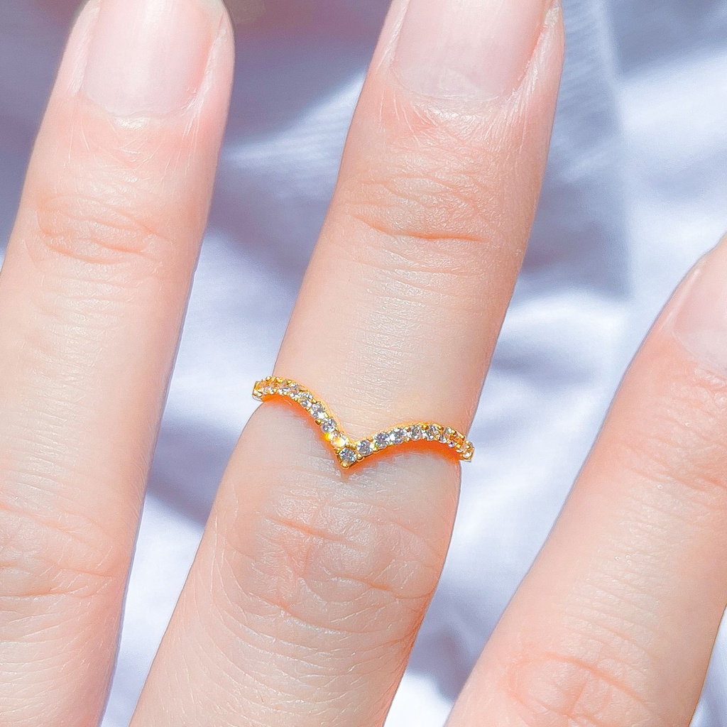 Banyak motif yaa Cincin gelang anak dan dewasa emas asli kadar 700 70 16k aurel fuji mahkota queen V permata mewah ringan 1 satu gram gr g aesthetic korean gold