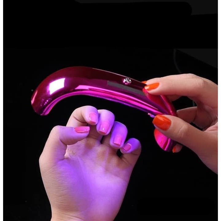 Mini led nail lamp rainbow light pengering kutek gel mini uv lamp Produk Good Quality