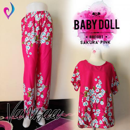STELANBABYDOL  | PIYAMA | BAJU TIDUR | BALI BBD081 |BAJU PAKAIAN WANITA MURAH CODE : 5 582 64