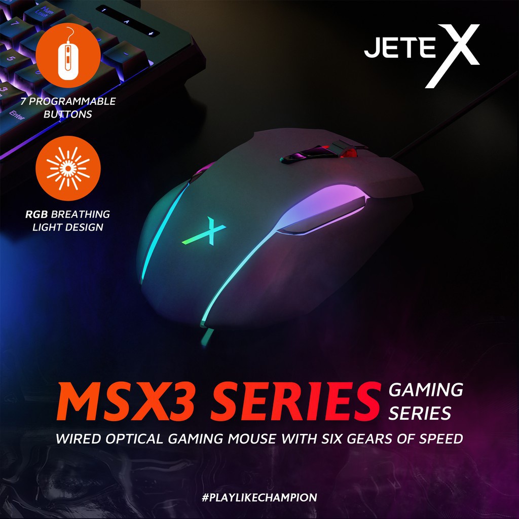 Mouse Gaming JeteX MSX3 Series