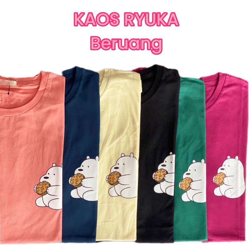 GROSIR KAOS OVERSIZE PREMIUM RYUKA BERUANG BUNNY DONAL DUCK - BRAND AND CO