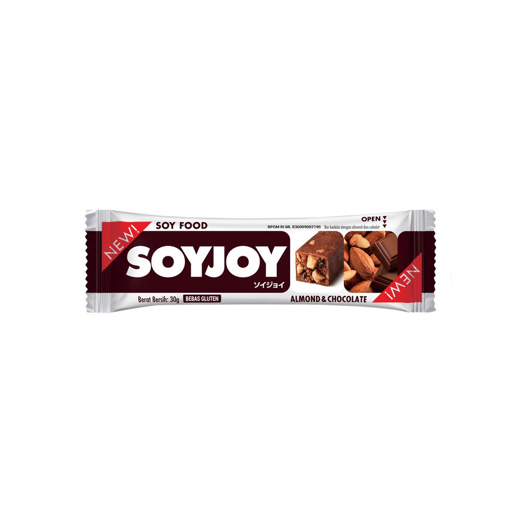 SOYJOY FRUIT BAR COKELAT ALMOND 30gr