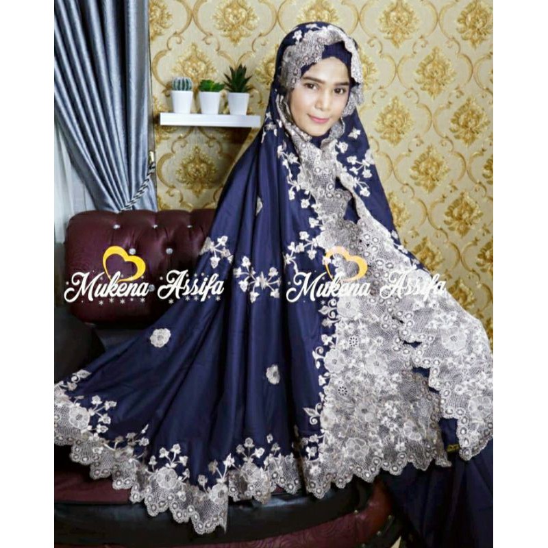 Mukena bordir padang bukittinggi jumbo