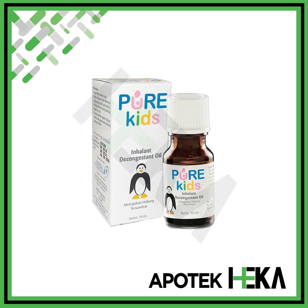 Pure Kids Inhalant Decongestant Oil 10 ml - Mengatasi Hidung Tersumbat (SEMARANG)