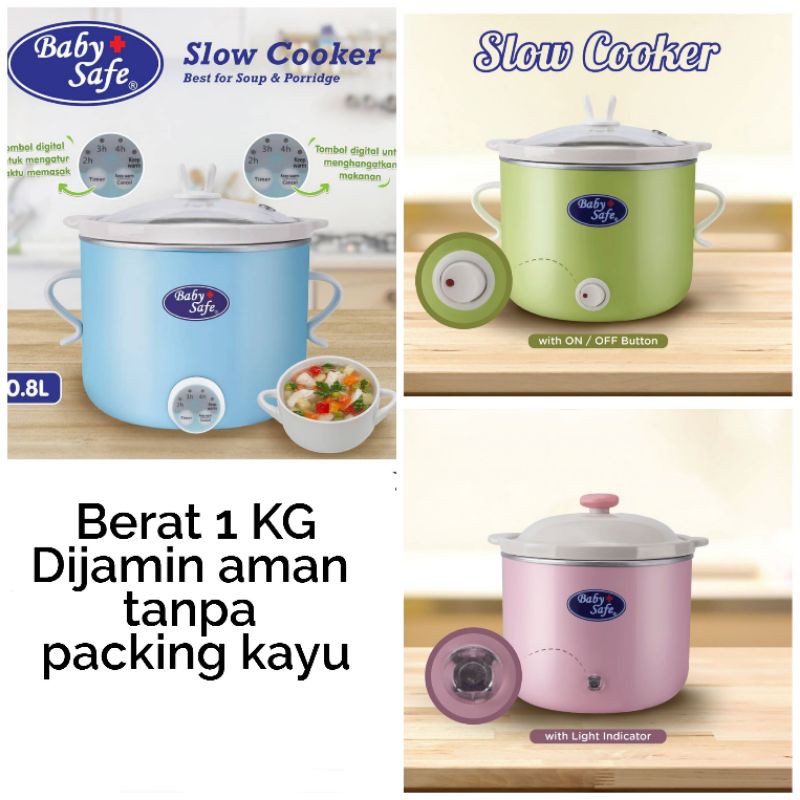 Slow Cooker Bayi Baby Safe Penanak dan penghangat makanan  LB007 LB008 LB009