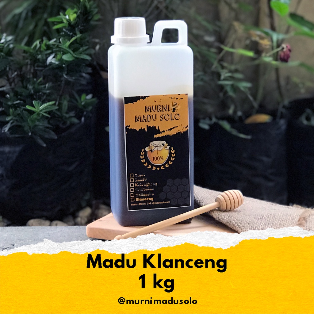 

Madu Asli Klanceng 1kg - Madu Trigona tinggi Bepollen dan Propolis Alami