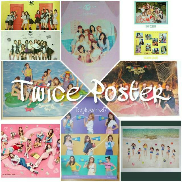 (New Update) Twice Poster Twicecoaster Signal What is Love Christmas
