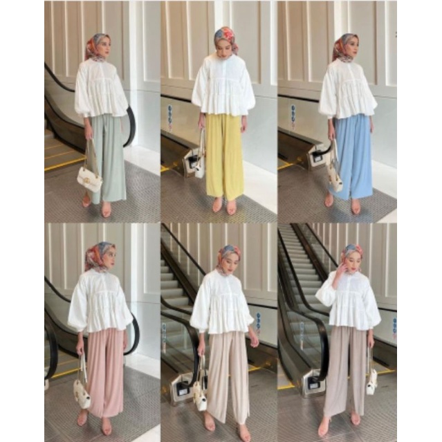 EAZY PLISKET PANTS by Gonegani