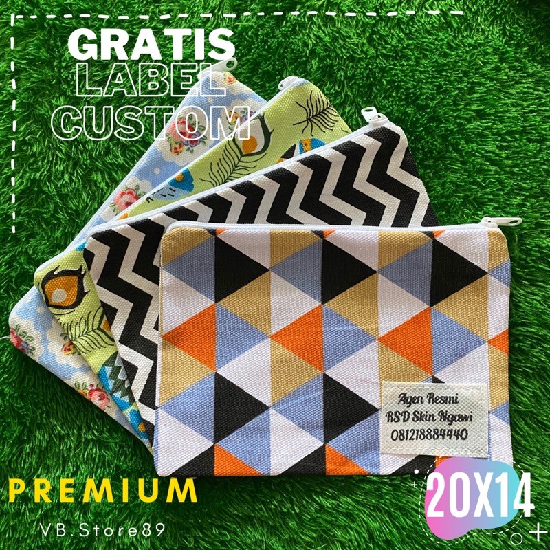 POUCH KOSMETIK SERBAGUNA MURAH | DK 20.14 CUSTOM