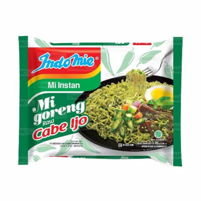 

Indomie Mie Instan Goreng Rasa Cabe Ijo