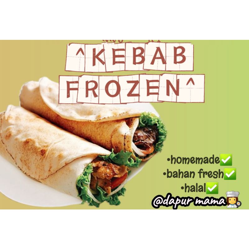 

KEBAB FROZEN HOMEMADE 100% Halal✅