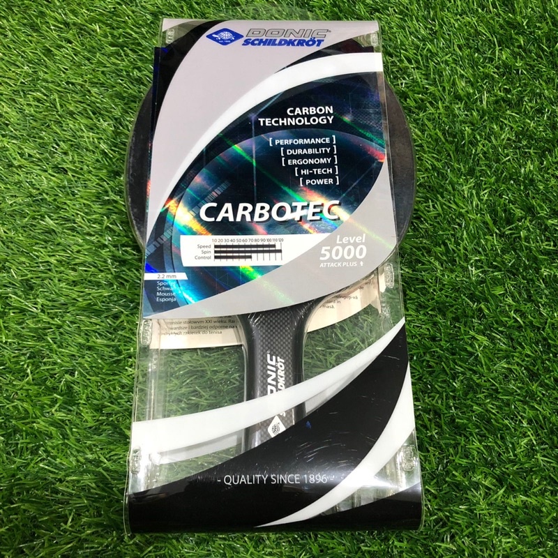 Donic Schildkrot Carbotec 5000 Bat Bet Pingpong Tenis Meja
