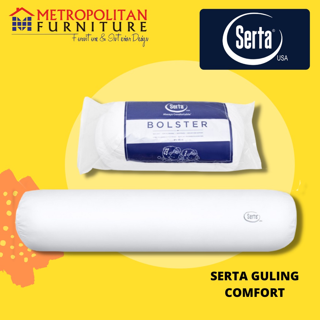 Guling SERTA Comfort Fiber Bolster / Serta Bolster Comfort Fiber Empuk