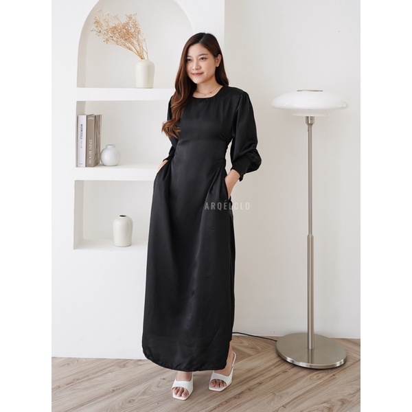 Arqelclo Lucie Dress Paris Collection - DRESS BASIC WANITA