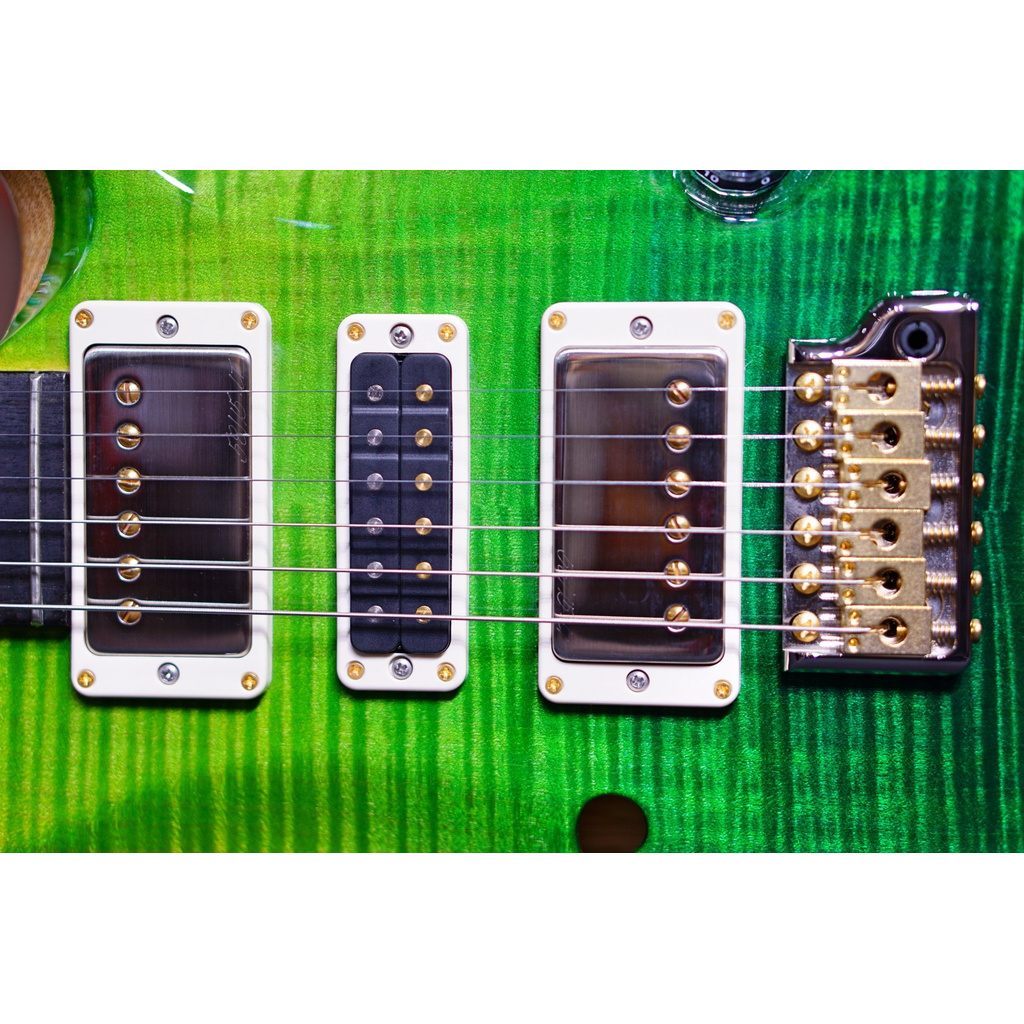 PRS Special wood library Semi hollow Green fade 0317750