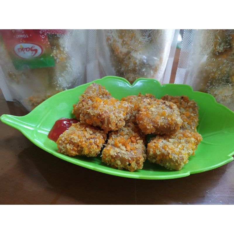 

nugget homemade ayam wortel non MSG