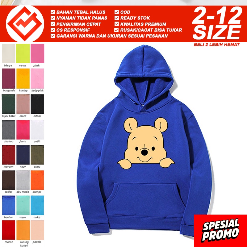 Jaket Jeket Hoodie Hudie Sweater Suiter Anak Kecil Laki Perempuan Cewek Cowok Usia Sekolah Paud TK S