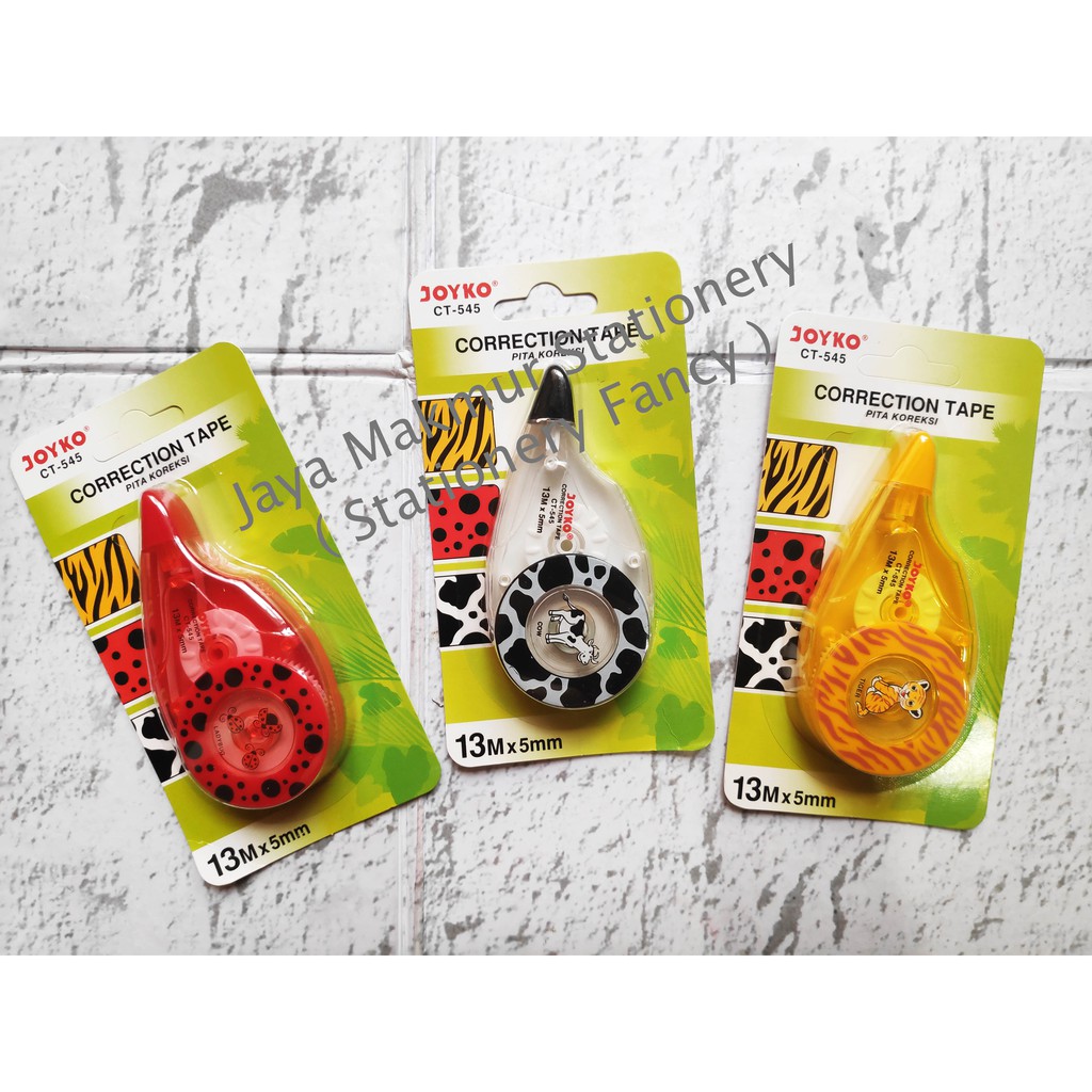 Correction Tape 13 Meter Joyko motif animal CT-545