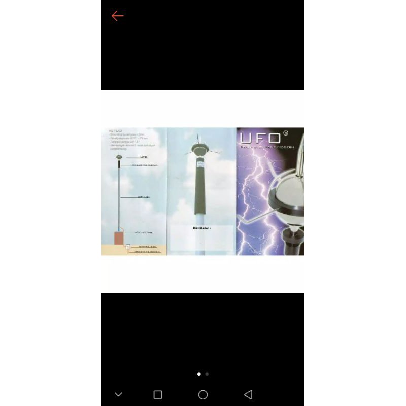 paket penangkal petir 150m