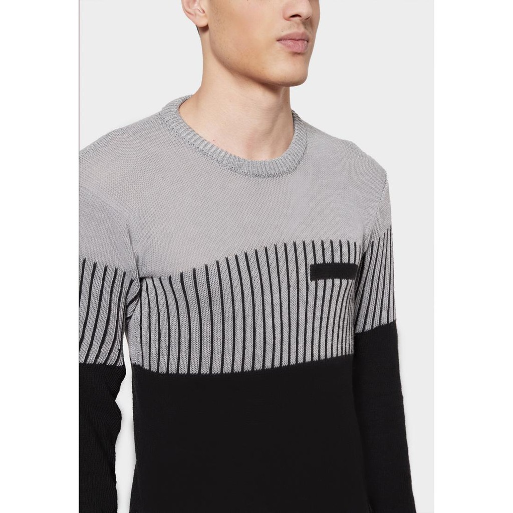 DAMSSHOP - SWEATER RAJUT ZICO BLACK GREY TRIBALL PREMIUM NEW PRODUCT