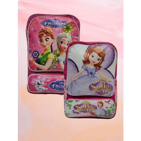 BENSHOP - TAS ANAK RANSEL SOFIA & FROZEN