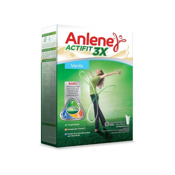 

Anlene Actifit 3X Hi-Calcium Vanila 240G