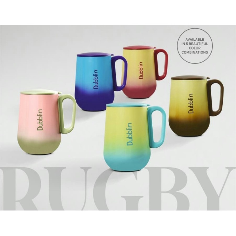 Trend-Mug Gelas Cangkir Bisa Panas Dingin 270 ml Dubblin Rugby DBN-1908 1pcs