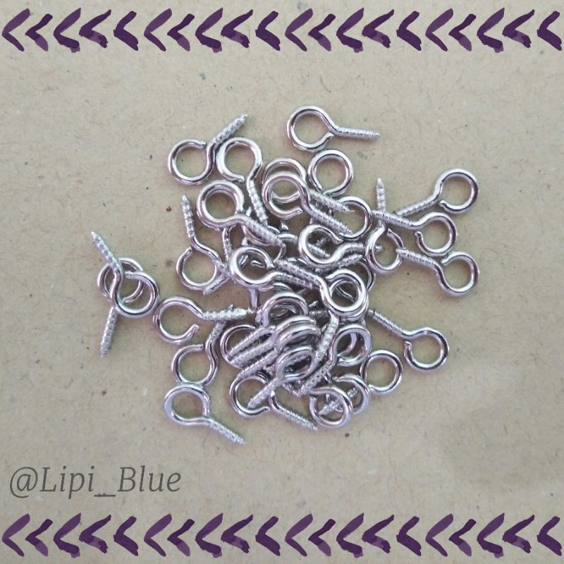 sekrup gantungan kunci | bahan aksesoris craft handmade